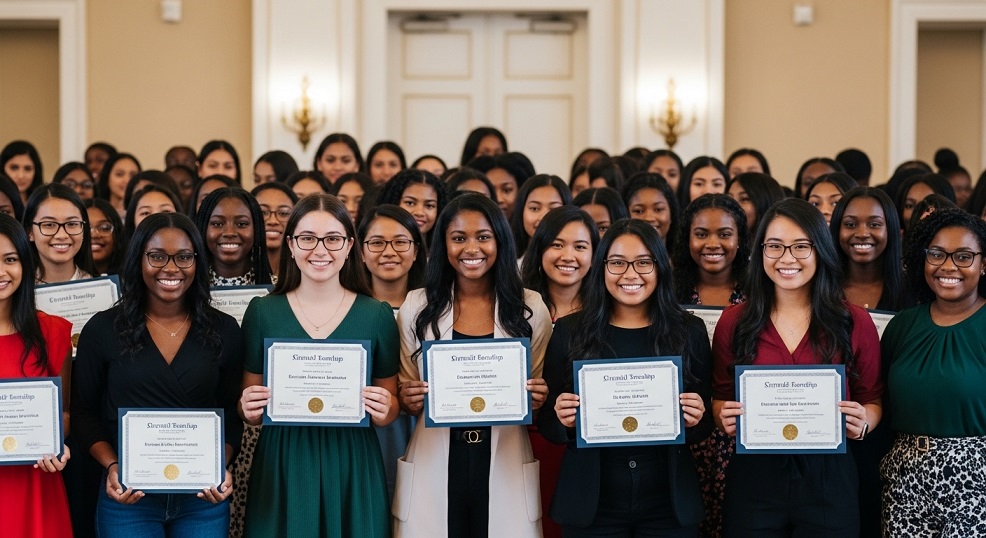 students-with-scholarship-awards